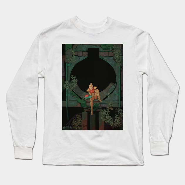 Power Suit Long Sleeve T-Shirt by PikPikPik